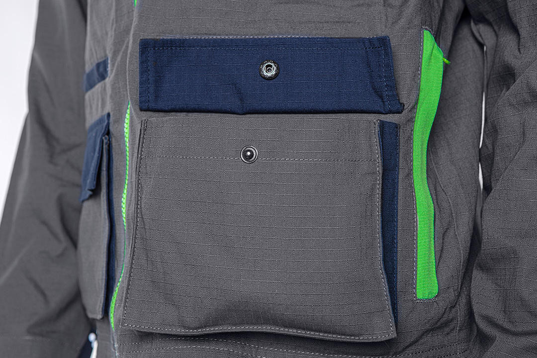 Bluza robocza PREMIUM, 100% bawełna, ripstop, rozmiar S - obrazek 4