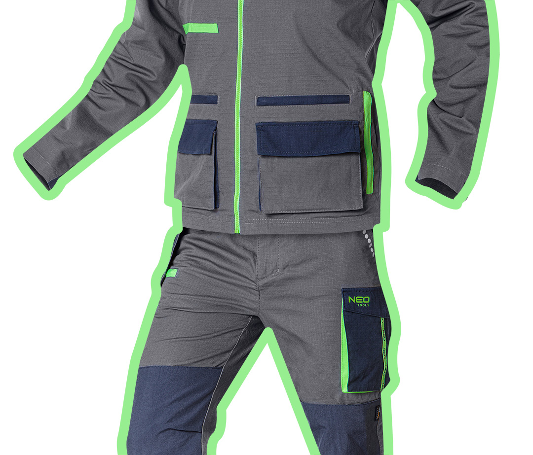 Bluza robocza PREMIUM, 100% bawełna, ripstop, rozmiar XL - obrazek 12