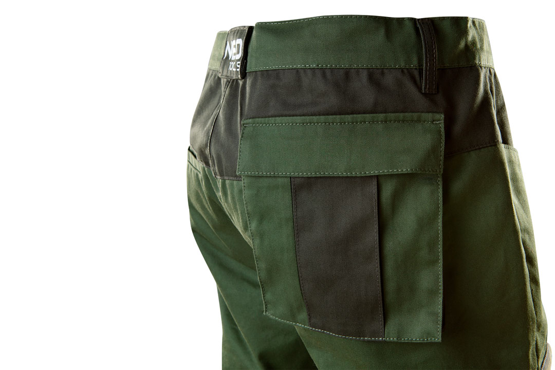 Spodnie robocze CAMO olive, rozmiar S - obrazek 3