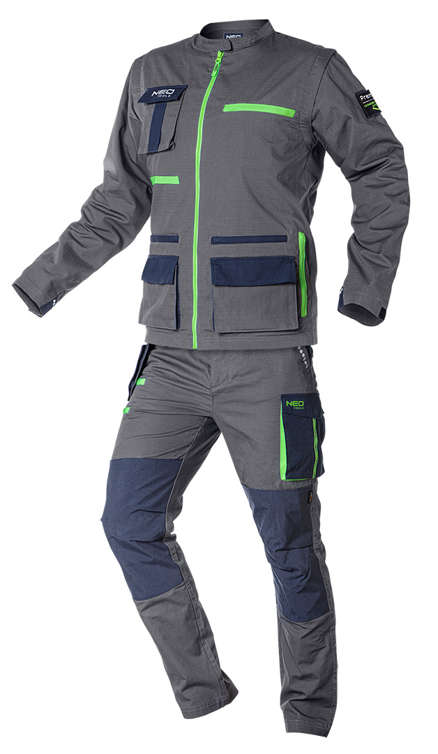 Spodnie robocze PREMIUM, 100% bawełna, ripstop, rozmiar XS - obrazek 10