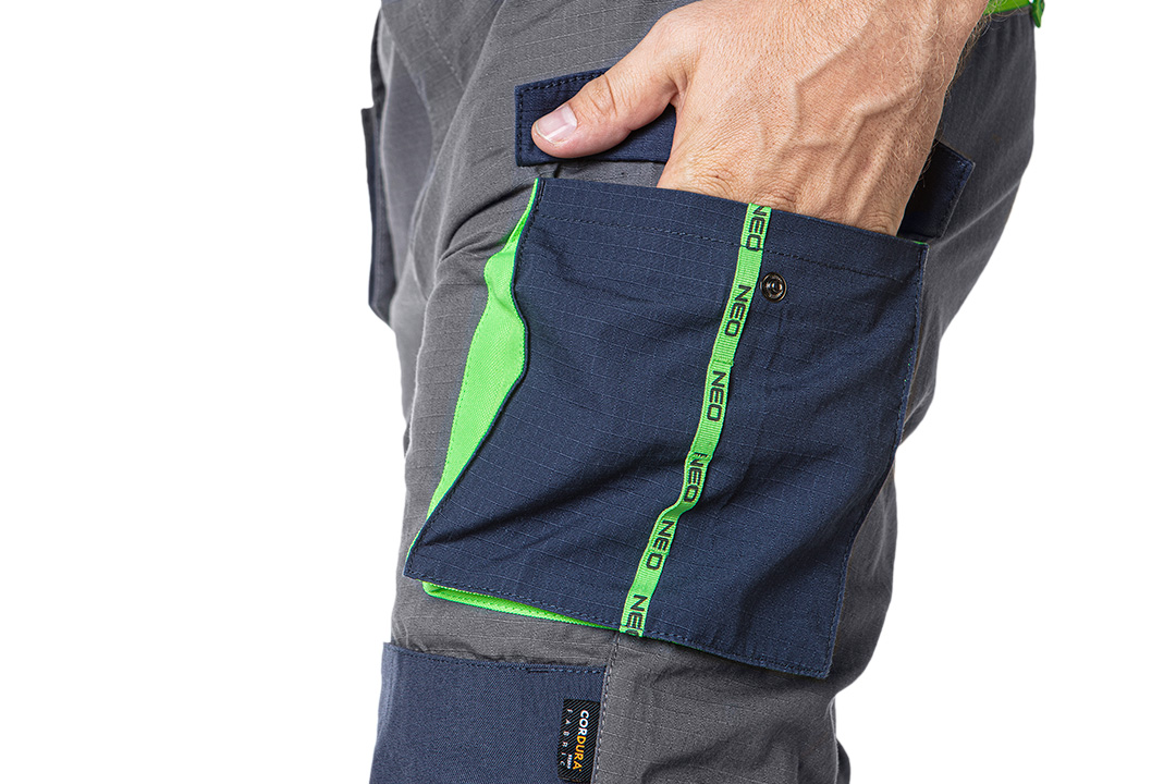 Spodnie robocze PREMIUM, 100% bawełna, ripstop, rozmiar XXXL - obrazek 8
