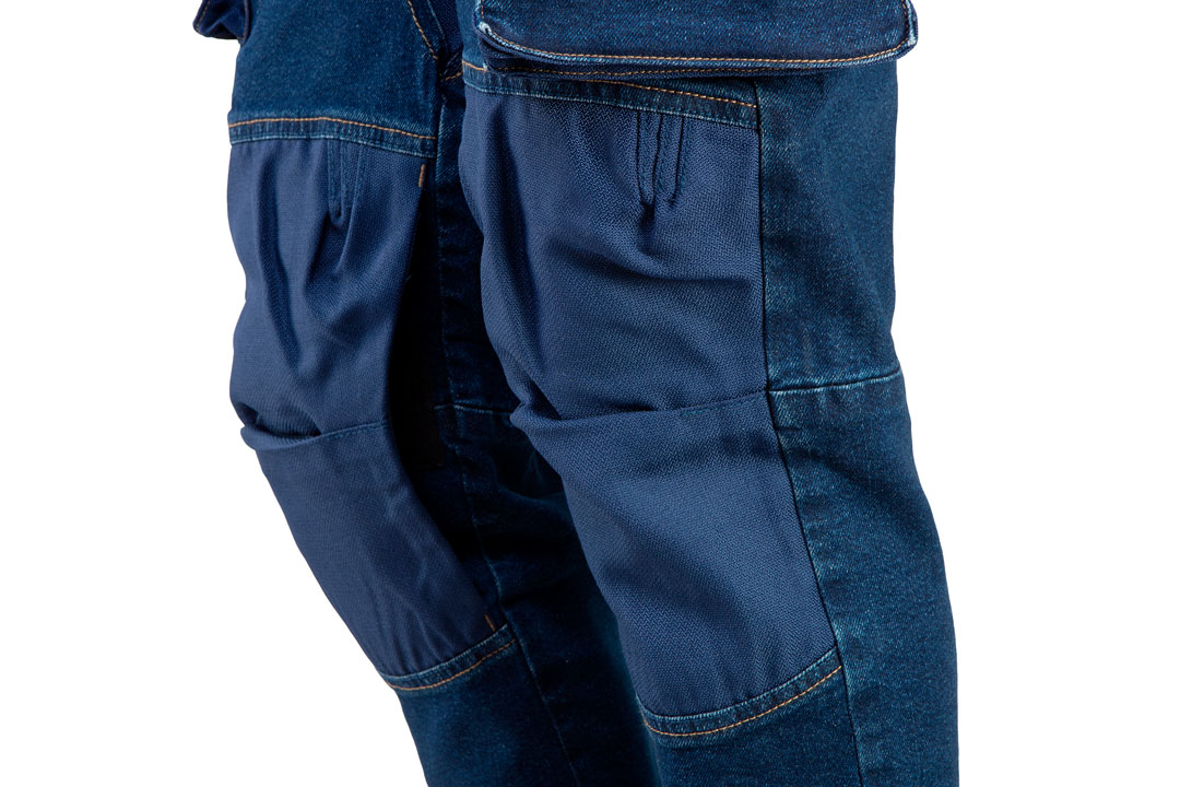 Spodnie robocze DENIM, wzmocnienia na kolanach, rozmiar L - obrazek 3
