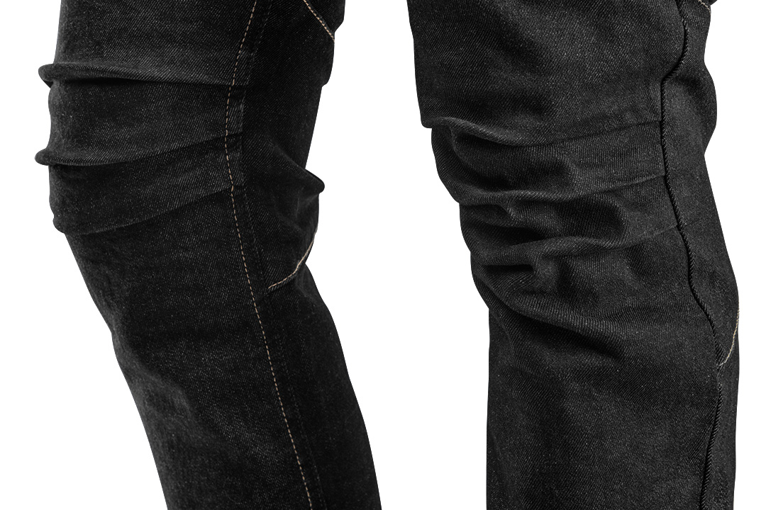 Spodnie robocze 5-kieszeniowe DENIM, czarne, rozmiar XXL - obrazek 4