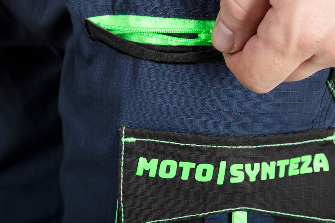 Spodnie robocze Motosynteza, 100% bawełna rip stop, rozmiar L - obrazek 5