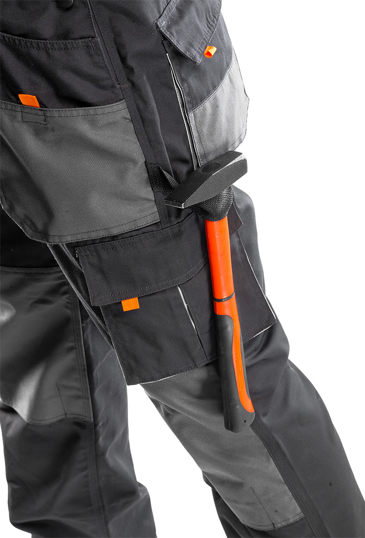 Work trousers with suspenders HD, size LD/54 - obrazek 5
