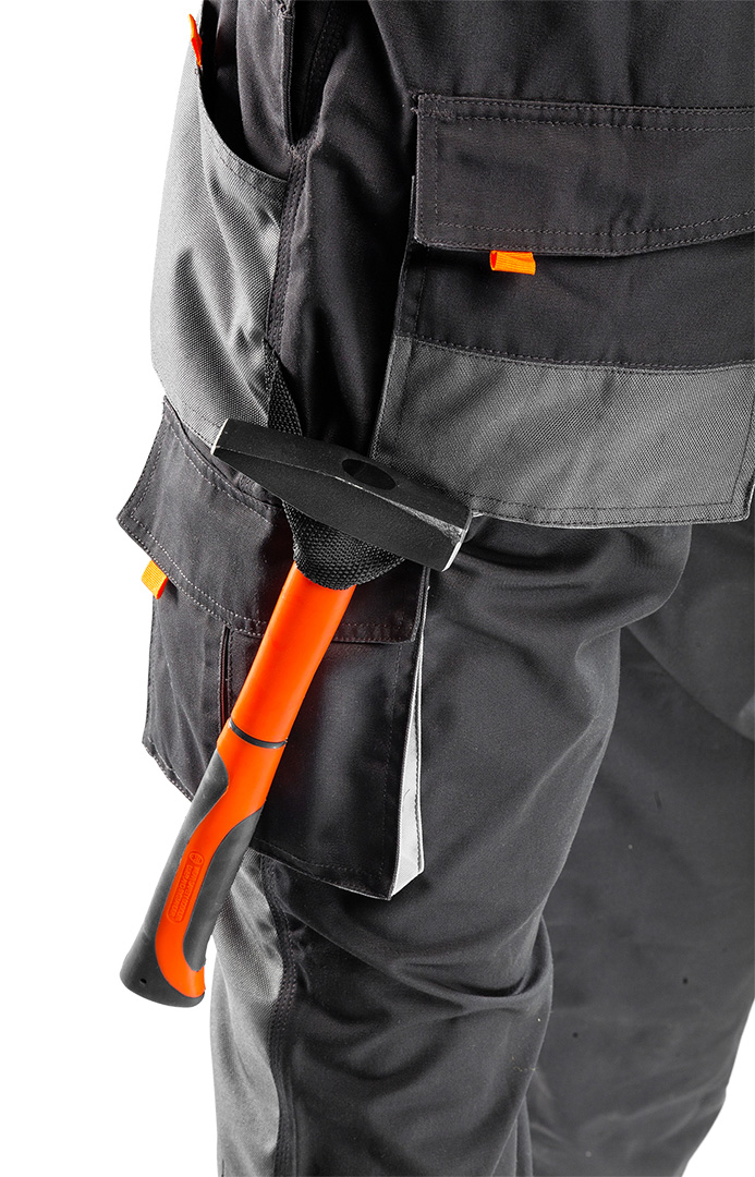Work trousers with suspenders HD, size LD/54 - obrazek 6