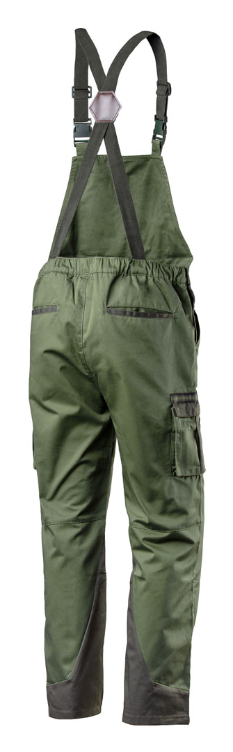 Ogrodniczki robocze CAMO olive, rozmiar XS - obrazek 7