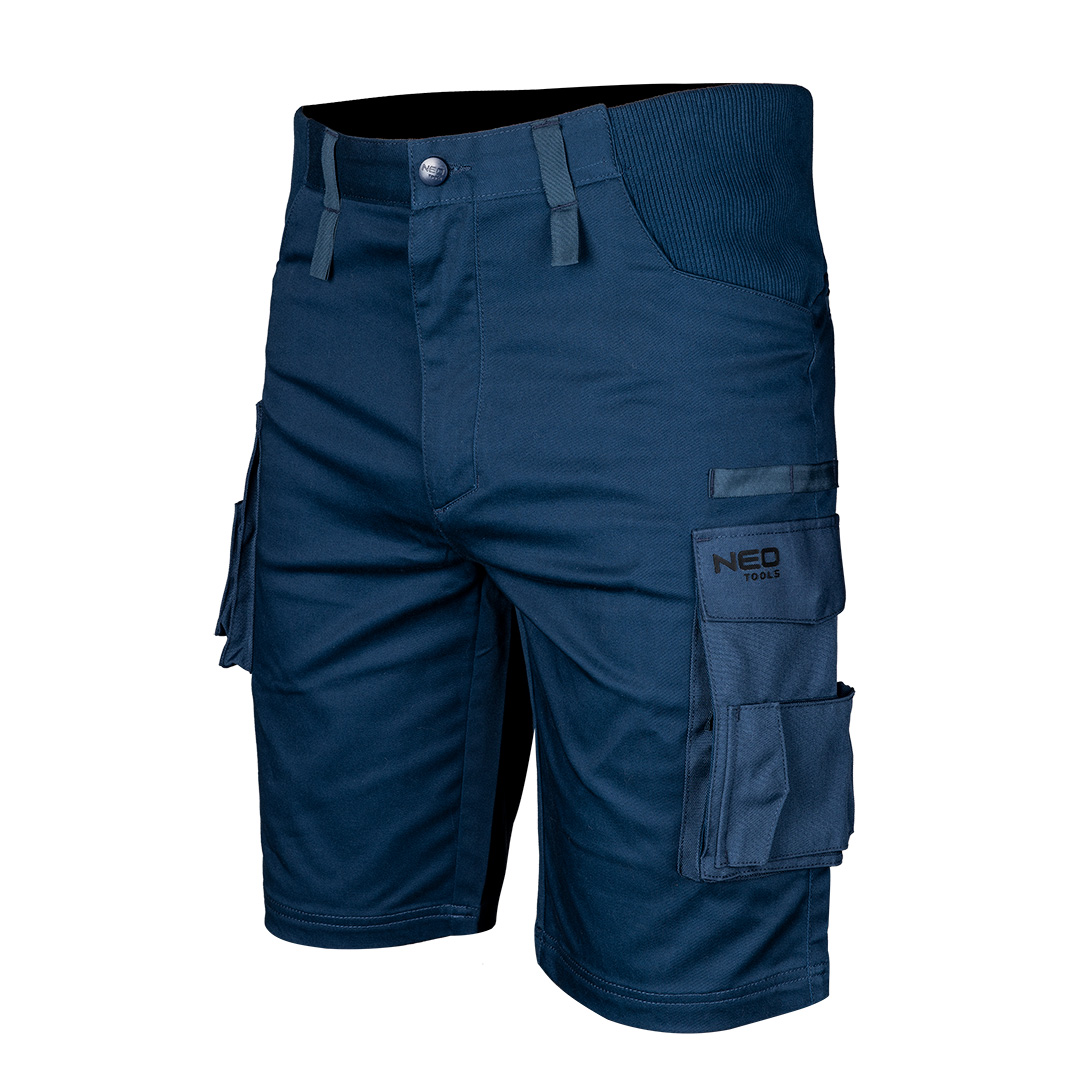 Krótkie spodenki Mix&Match, guma w pasie, granatowe, rozmiar XXXL