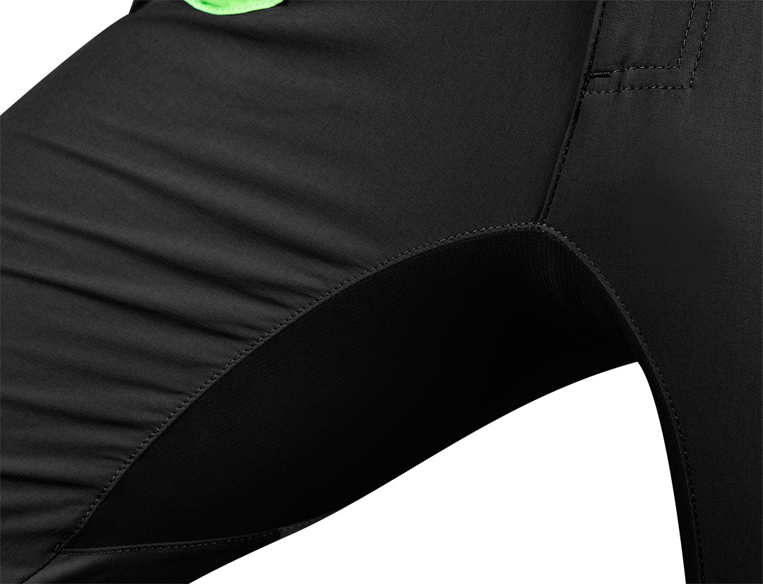 Krótkie spodenki PREMIUM, 4 way stretch, czarne, rozmiar L - obrazek 9