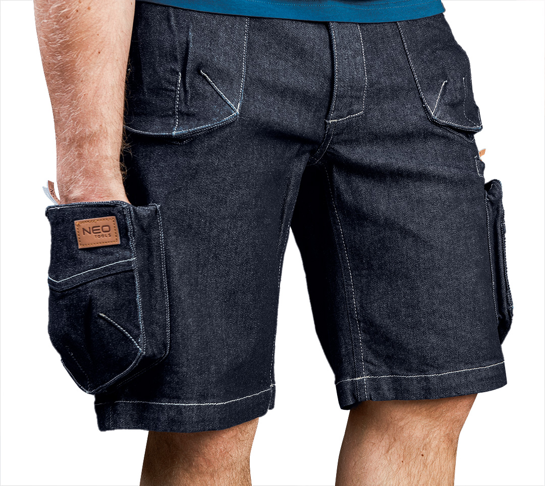 Krótkie spodenki DENIM, rozmiar S - obrazek 4