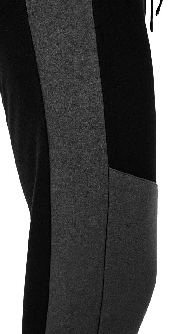 Spodnie dresowe COMFORT, szaro-czarne, rozmiar XL - obrazek 5