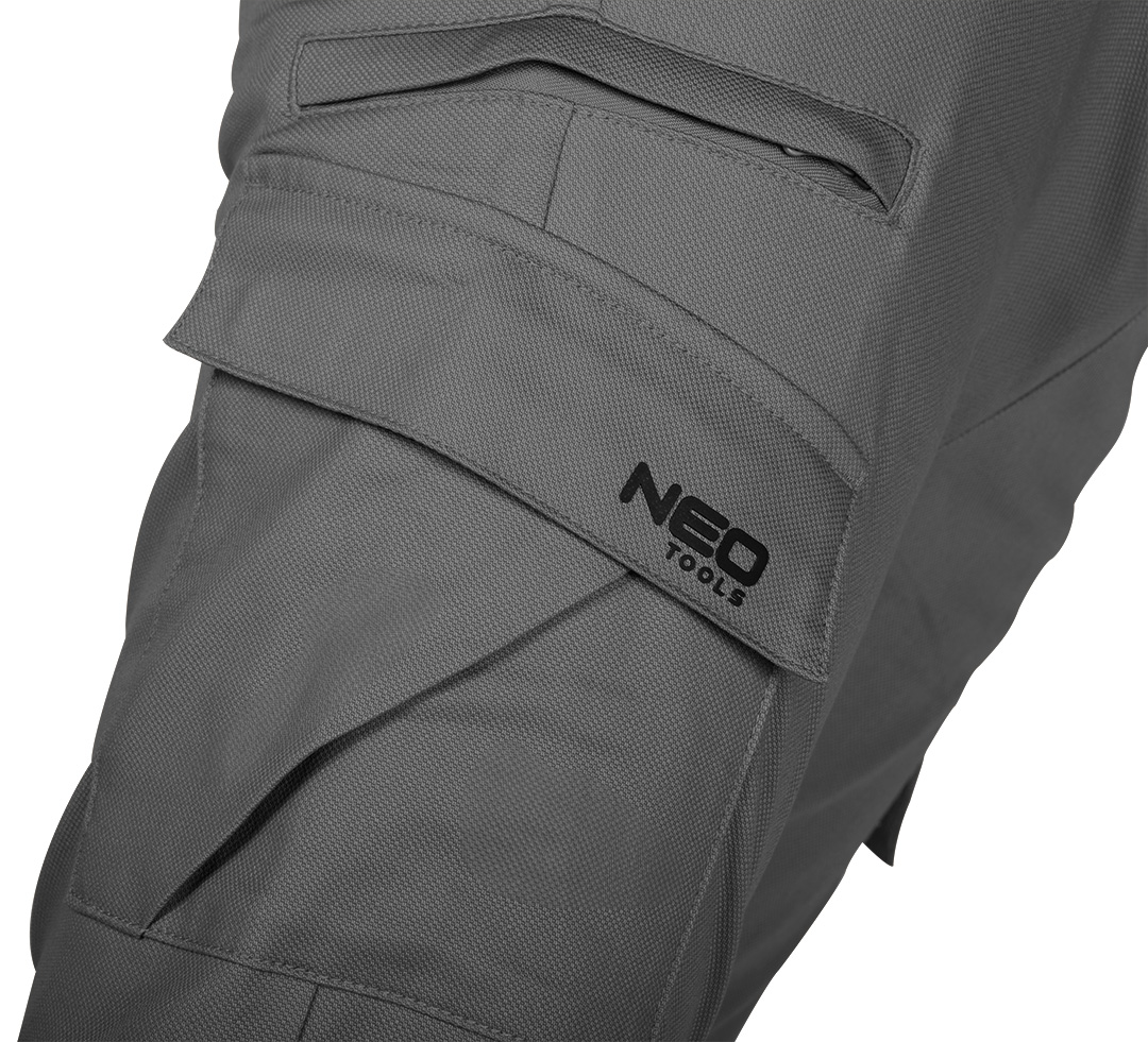 Spodnie robocze OUTDOOR, typu jogger, szare, rozmiar M - obrazek 3