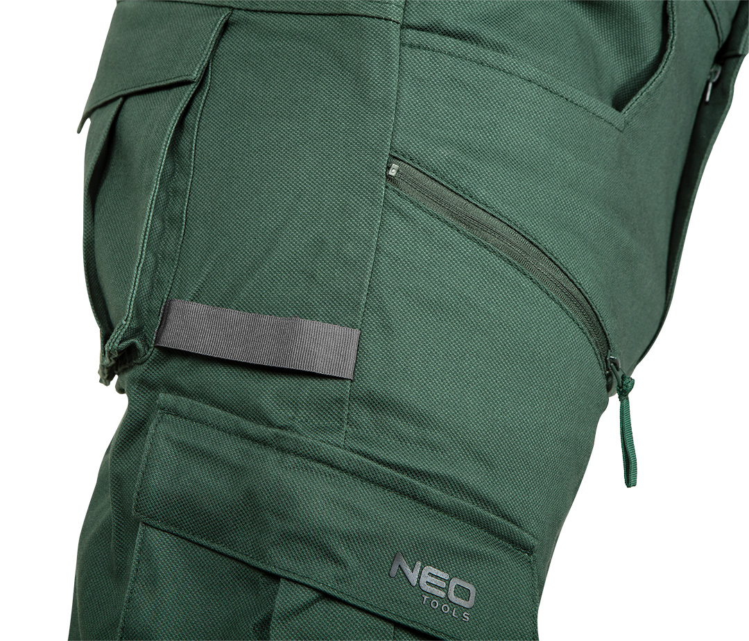 Spodnie robocze OUTDOOR, typu jogger, zielone, rozmiar XL - obrazek 2
