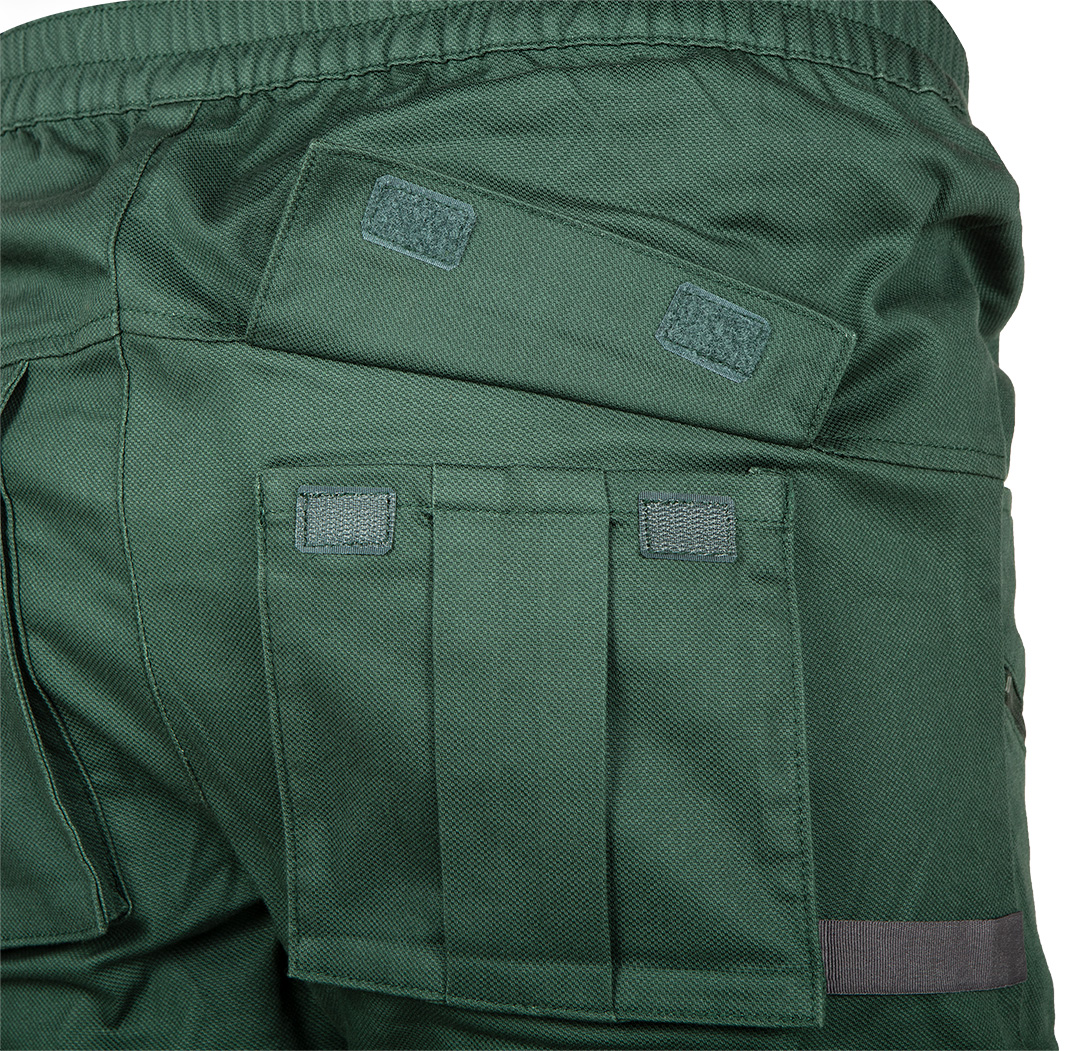 Spodnie robocze OUTDOOR, typu jogger, zielone, rozmiar XL - obrazek 7