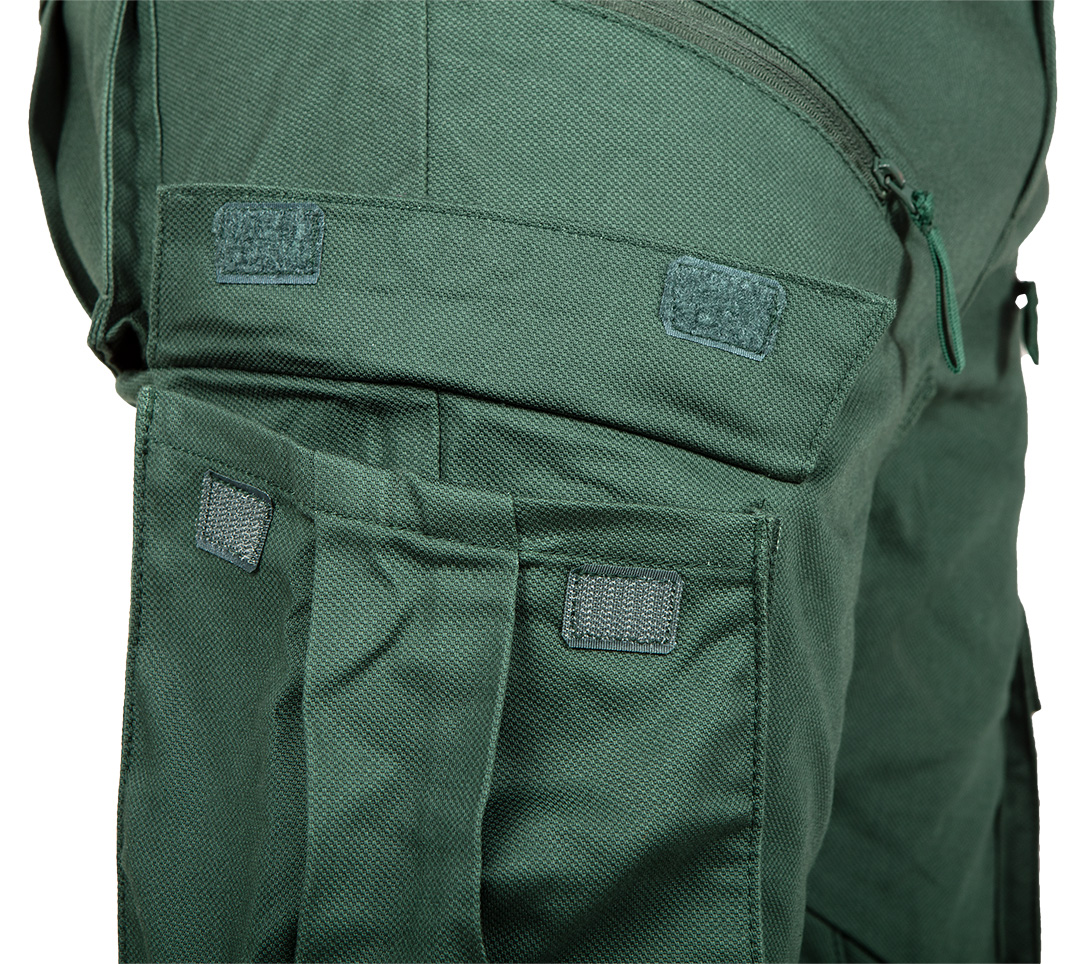 Spodnie robocze OUTDOOR, typu jogger, zielone, rozmiar XS - obrazek 5