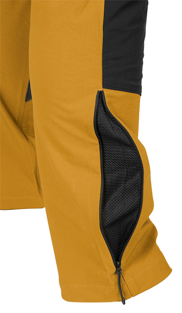 Spodnie robocze OUTDOOR, 4 way stretch, musztardowe, rozmiar XXXL - obrazek 8