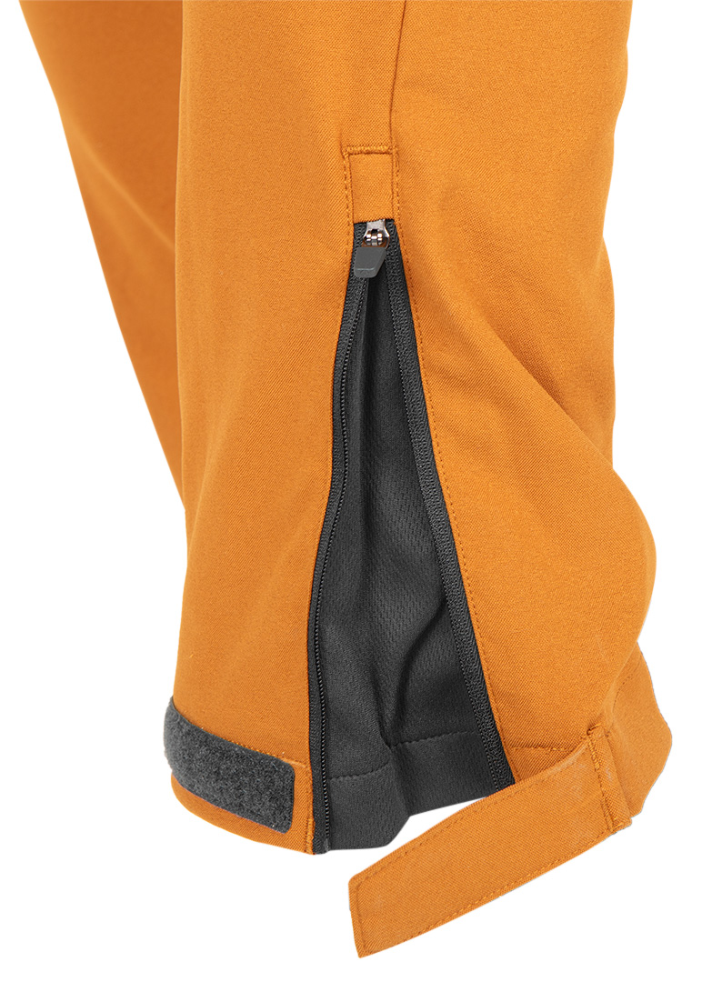 Spodnie robocze OUTDOOR, 4 way stretch, musztardowo-szare, rozmiar S - obrazek 8