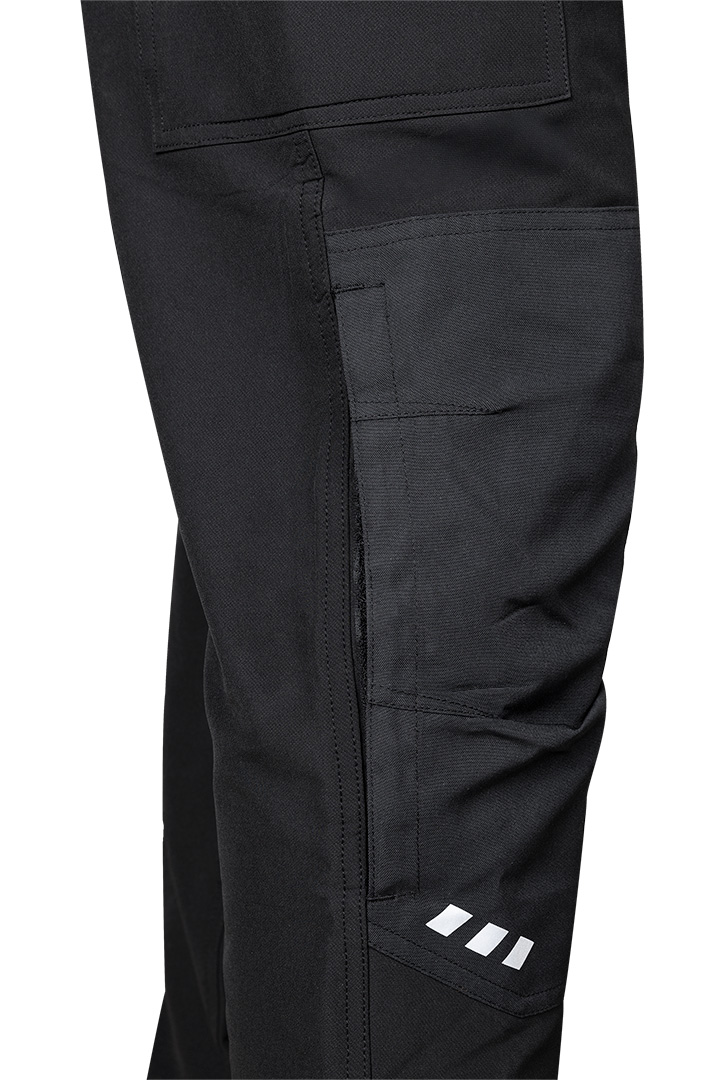 Spodnie robocze Mix&Match, 4 way stretch, czarno-pomarańczowe, rozmiar XL - obrazek 3