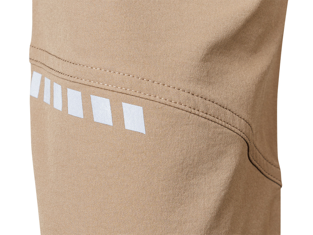 Spodnie robocze Mix&Match, 4 way stretch, z kaburami, Cordura, beżowo-czarne, rozmiar XS - obrazek 11