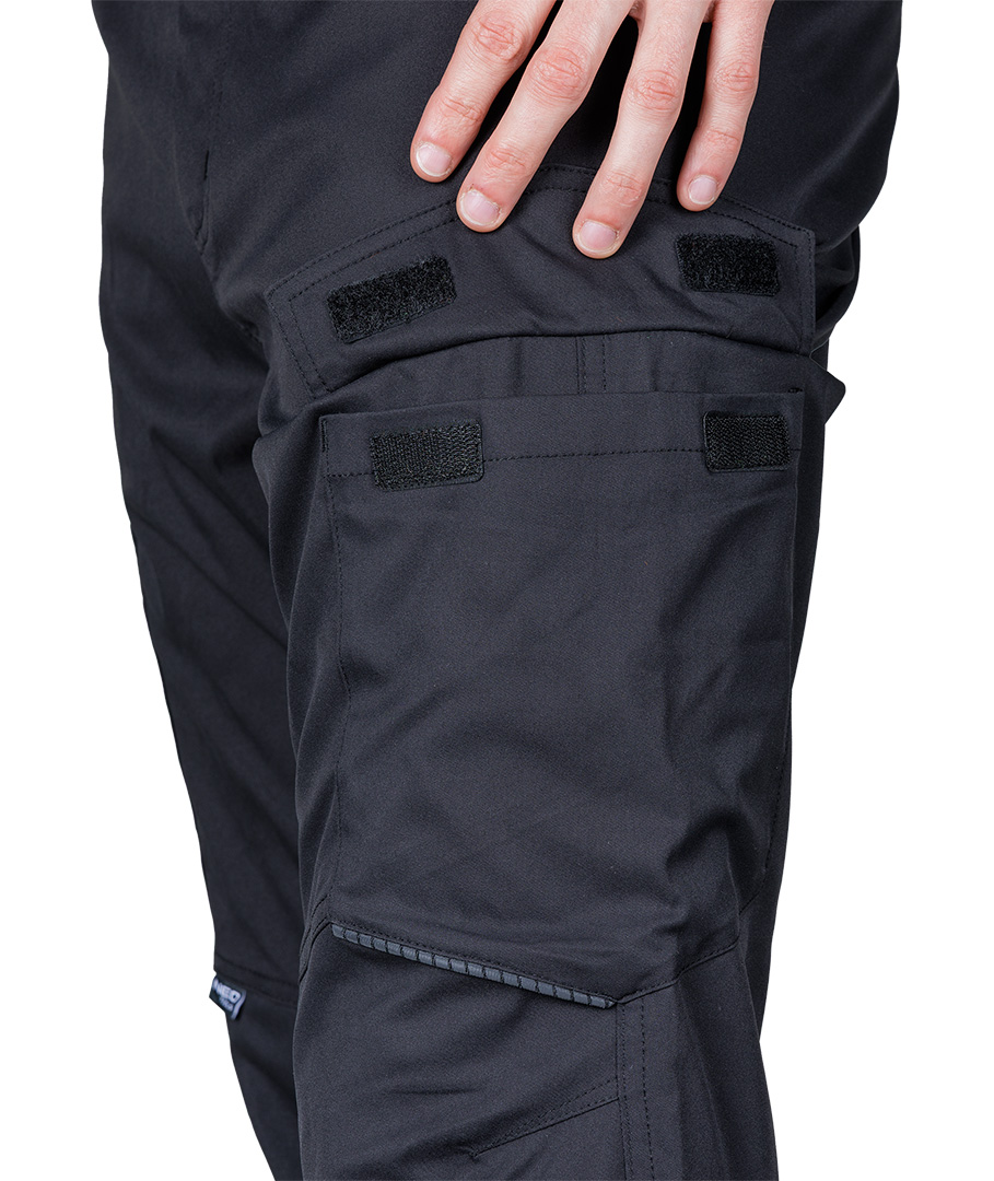 Spodnie robocze Mix&Match, stretch, czarne, rozmiar L - obrazek 5