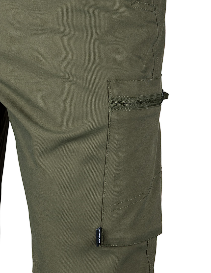 Krótkie spodenki Mix&Match 2way stretch, zielone, rozmiar XL - obrazek 4