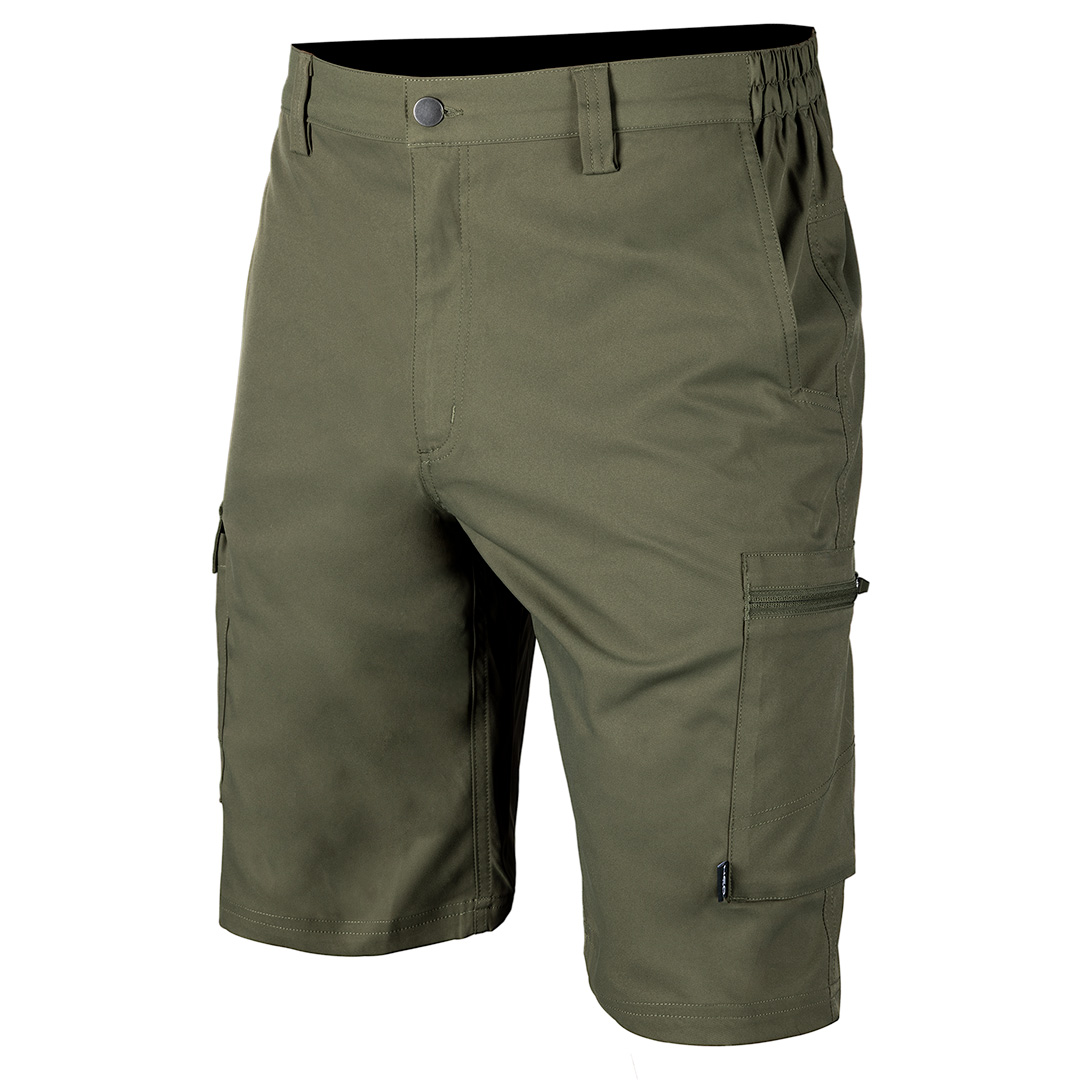 Krótkie spodenki Mix&Match 2way stretch, zielone, rozmiar XXL