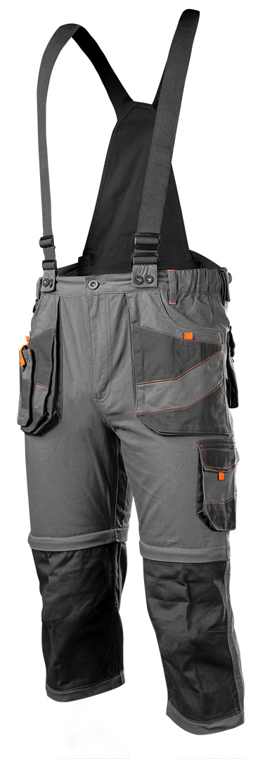 Spodnie robocze 6 w 1 COTTON Slim, 100% cotton, rozmiar M - obrazek 2