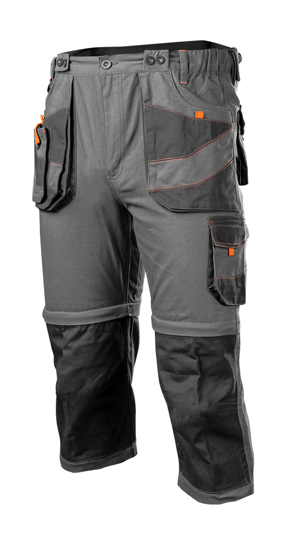 Spodnie robocze 6 w 1 COTTON Slim, 100% cotton, rozmiar M - obrazek 12