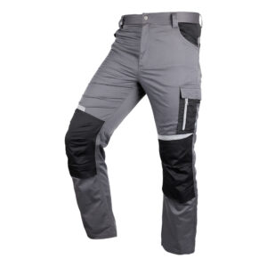 Spodnie robocze Mix&Match, szaro-czarne, rozmiar XXXL