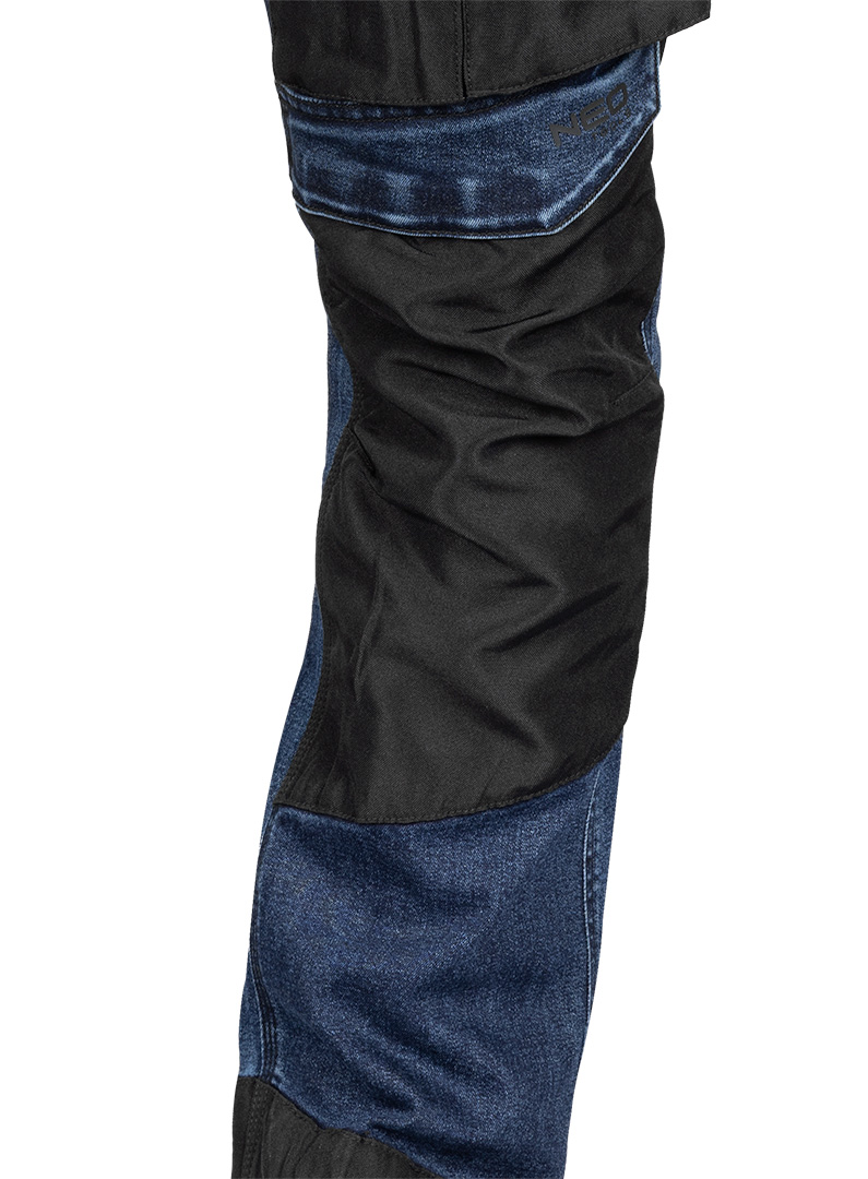 Spodnie robocze DENIM, wzmocnienia Oxford, granatowe, rozmiar L - obrazek 3