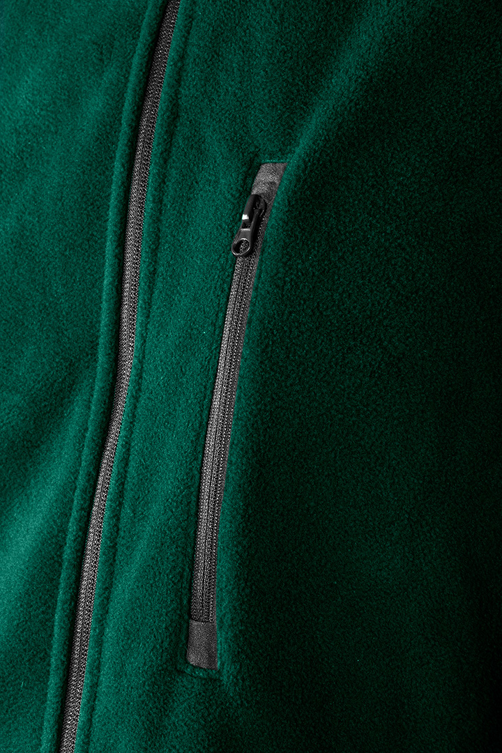 Bluza polarowa, zielona, rozmiar XXXL - obrazek 4