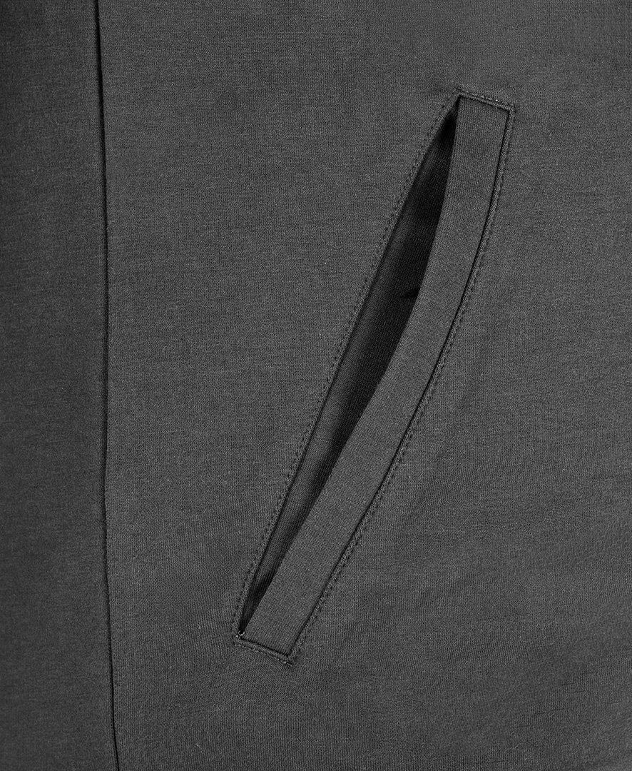 Bluza rozpinana z kapturem COMFORT, szara, rozmiar M - obrazek 7