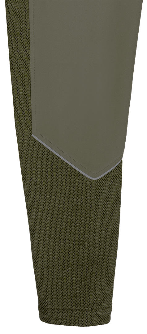 Bluza softshell OUTDOOR, zielona, rozmiar S - obrazek 3