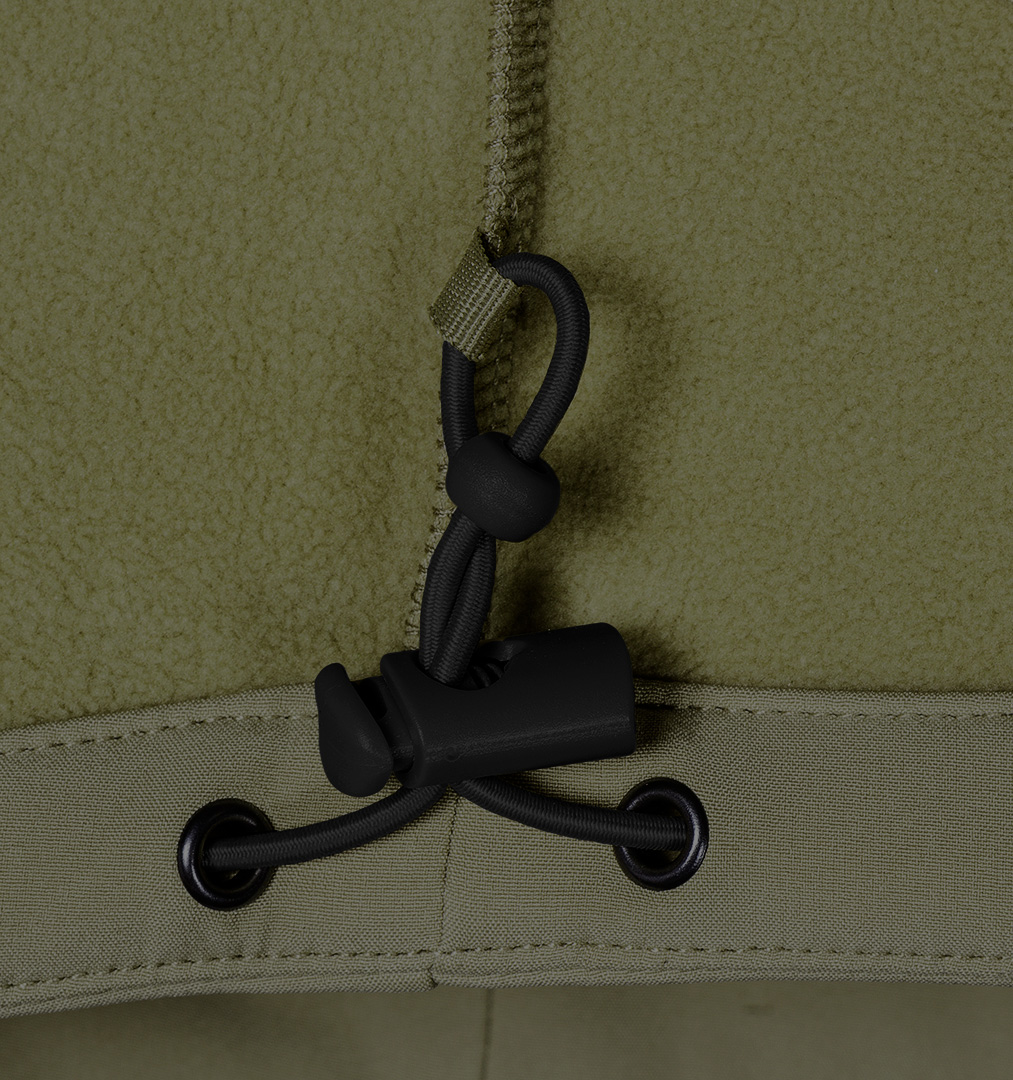 Bluza softshell OUTDOOR, zielona, rozmiar S - obrazek 5