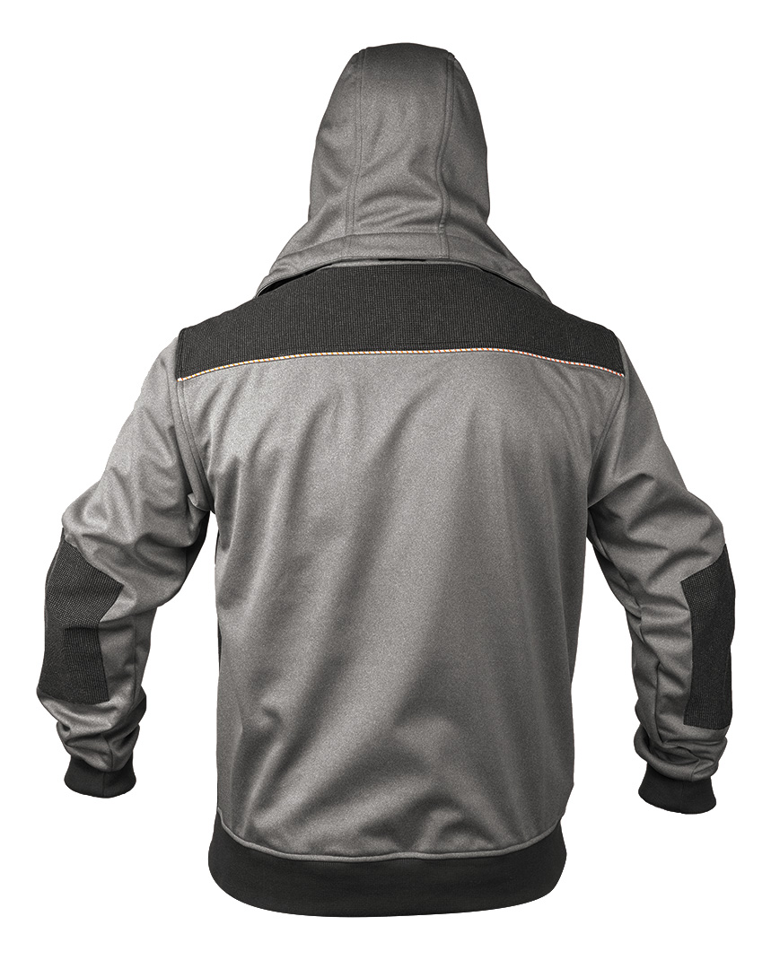 Kurtka robocza softshell z kapturem odpinanym, rozmiar M - obrazek 8