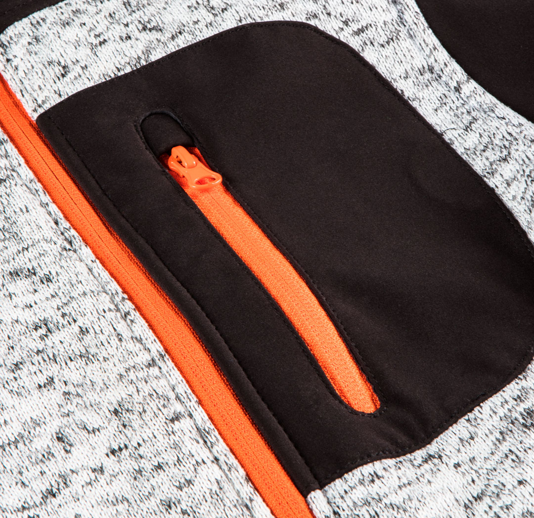 Bluza dziana wzmacniana tkaniną softshell, rozmiar L - obrazek 2