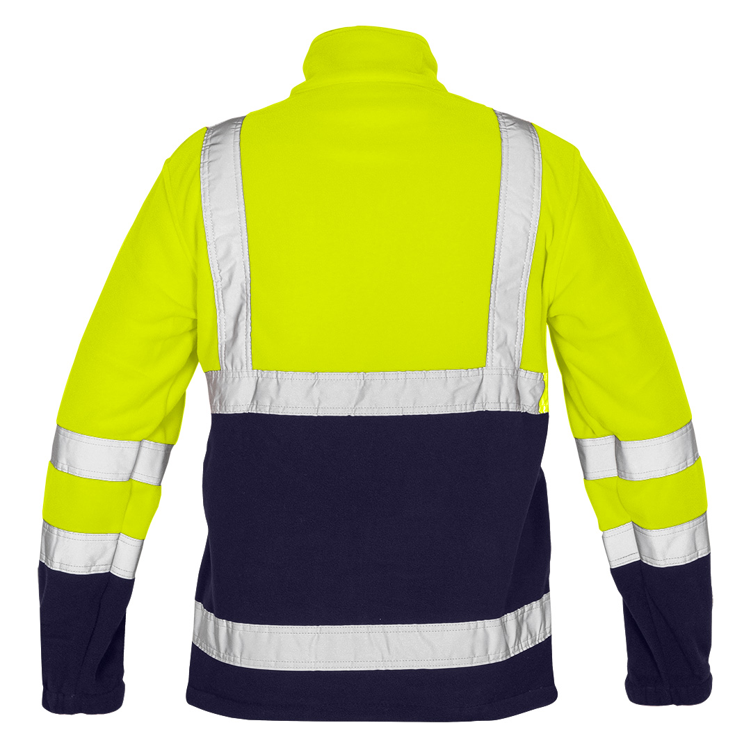 Bluza polarowa ostrzegawcza, żółta, rozmiar L - obrazek 6