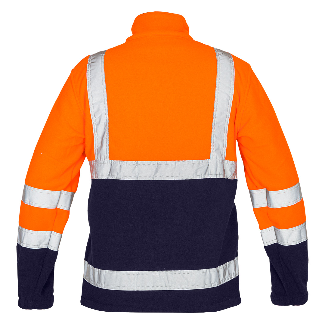 Bluza polarowa ostrzegawcza, pomarańczowa, rozmiar XXL - obrazek 6