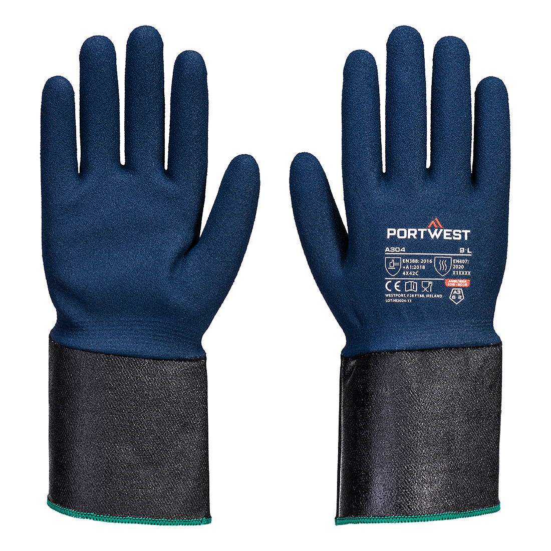 Grip C13 Nitrile Foam Extend Cuff Glove - L