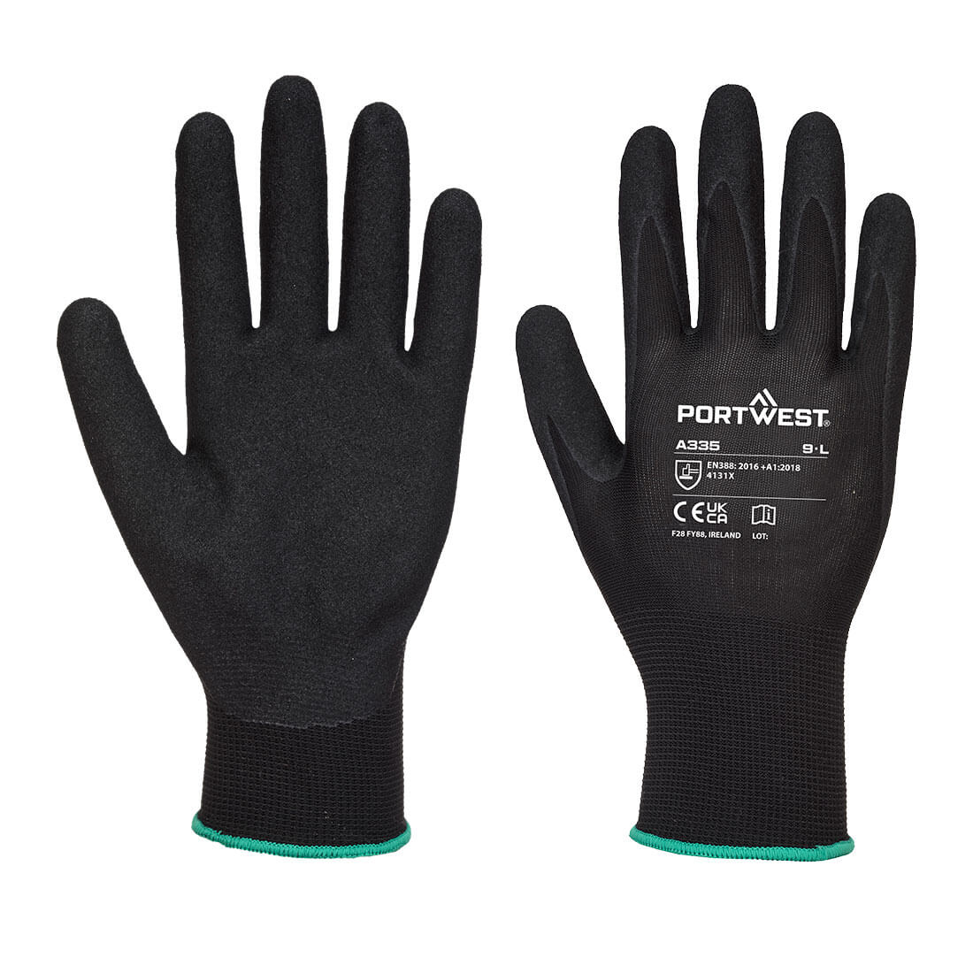 Rękawica Dermi-Grip NPR15 nitryl piaskowy - L