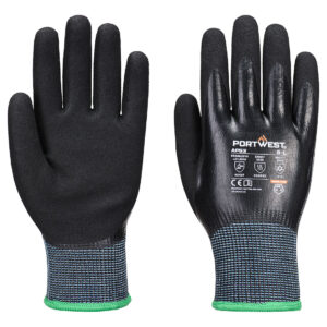 Cold F15 Nitrile Aqua Cut Glove - L