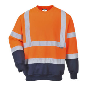 Dwukolorowa bluza ostrzegawcza - 4XL