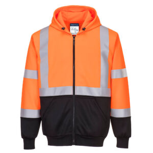 Bluza ostrzegawcza dwukolorowa z kapturem - 4XL