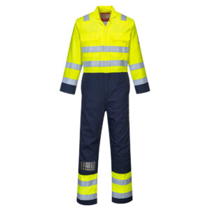 Trudnopalny i antystatyczny kombinezon ostrzegawczy Bizflame Work - 4XL