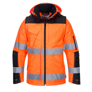 Kurtka Ostrzegawcza Pro 3 w 1 - 4XL