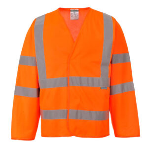 Kamizelka ostrzegawcza z długimi rękawami - L/XL