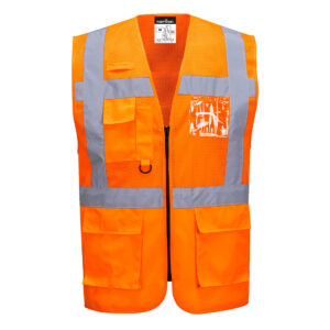 Kamizelka ostrzegawcza siatkowa EXECUTIVE MADRID - 4XL
