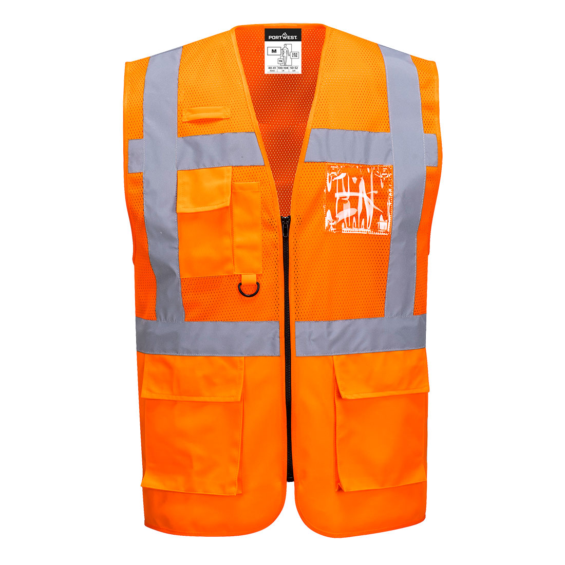 Kamizelka ostrzegawcza siatkowa EXECUTIVE MADRID - 4XL