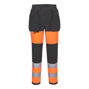 Elastyczne ostrzegawcze spodnie damskie WX2 Eco klasy 1 - 24