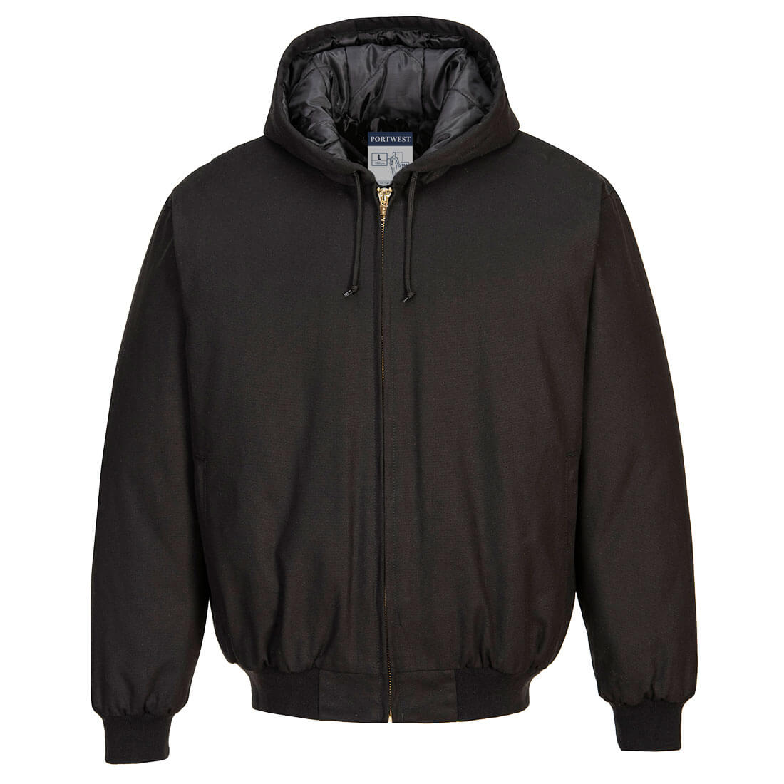 Ocieplana kurtka Duck Quilt z kapturem - 5XL